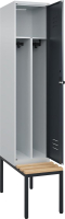 Gard.-Schrank TW CLASSIC
B400xT500xH2120 mm
RAL 7035/7016, 1 Abteil
