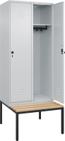 Garderobenschrank CLASSIC
B800xT500xH2120 mm
RAL 7035/7035, 2 Abteile
