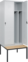 Gard.-Schrank TW CLASSIC
B800xT500xH2120 mm
RAL 7035/7035, 2 Abteile
