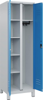 Wä.-Gard.-Schrank CLASSIC
B600xT500xH1950 mm
RAL 7035/5012, 2 Abteile