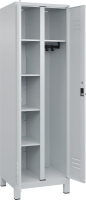 Wä.-Gard.-Schrank CLASSIC
B600xT500xH1950 mm
RAL 7035/7035, 2 Abteile
