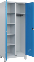 Wä.-Gard.-Schrank CLASSIC
B800xT500xH1950 mm
RAL 7035/5012, 2 Abteile