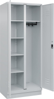 Wä.-Gard.-Schrank CLASSIC
B800xT500xH1950 mm
RAL 7035/7035, 2 Abteile