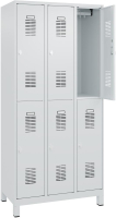 FORMAT Garderobenschrank
B900xT500xH1950 mm
RAL7035/7035, 3x2 Abteile