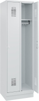 FORMAT Garderobenschrank
B600xT500xH1950 mm
RAL 7035/7035, 2 Abteile