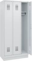 FORMAT Garderobenschrank
B900xT500xH1950 mm
RAL 7035/7035, 3 Abteile