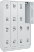 FORMAT Garderobenschrank
B1200xT500xH1950 mm
RAL7035/7035, 4x2 Abteile