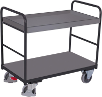 Etagenwagen
Ladefläche B465xT815 mm
Tragkraft 250kg RAL 7016