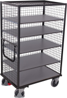 Etagenwagen
Ladefläche B685xT1045 mm
RAL 7016, 5 Böden