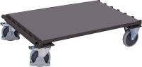Plattenwagen ohne Bügel
Ladefläche B1000xT1200 mm
RAL 7016