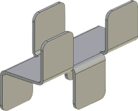 Stabilisierungshalter
VE 2 Stück
für Rückwandgitter