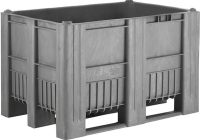 Palettenbox CB1
B1200 x T800 x H740 mm
3 Kufen, lebensmittelecht