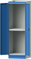 Leergehäuse Modell 102
B715xT720xH2200mm
RAL 7035/5012 mit Türen