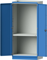 Leergehäuse Modell 101
B1015xT720xH2200mm
RAL 7035/5012 mit Türen