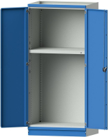 Leergehäuse Modell 103
B1015xT720xH2200mm
RAL 7035/5012 mit Türen