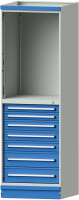 Modulschrank Modell 3005
B715xT720xH2200mm
RAL 7035/5012