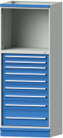 Modulschrank Modell 4006
B865xT720xH2200mm
RAL 7035/5012