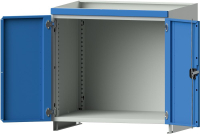 Aufsatzschrank leer
B865 x T720 x H800 mm
RAL 7035/5012 mit Türen