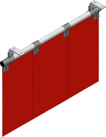 PVCSchweißerschutzlamelle
rotbraun (T50)
DIN EN ISO 25980