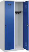 Garderobenschrank EVOLO
bodenstehend
RAL 7035/5010, 2 Abteile