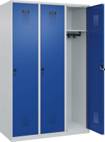 Garderobenschrank EVOLO
bodenstehend
RAL 7035/5010, 3 Abteile