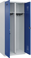 S/W-Gard.-Schrank EVOLO
bodenstehend
RAL 7035/5010, 2 Abteile