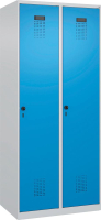 Garderobenschrank EVOLO
bodenstehend
RAL 7035/5012, 2 Abteile