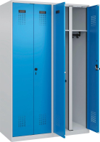 S/W-Gard.-Schrank EVOLO
bodenstehend
RAL 7035/5012, 4 Abteile