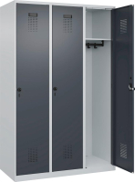 Garderobenschrank EVOLO
bodenstehend
RAL 7035/7016, 3 Abteile