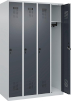 Garderobenschrank EVOLO
bodenstehend
RAL 7035/7016, 4 Abteile