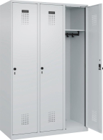 Garderobenschrank EVOLO
bodenstehend
RAL 7035/7035, 3 Abteile