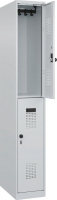 Doppelst. Schrank EVOLO
bodenstehend
RAL7035/7035, 1x2Abteile