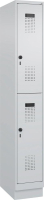 Doppelst. Schrank EVOLO
mit 100 mm hohem Sockel
RAL7035/7035, 1x2Abteile