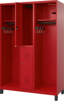 Feuerwehrspinde MAXI
100mm Füße Fach 200mm
RAL 3000/3000