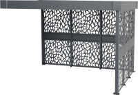 Überdachung CLEVERPARK
B2455 x T2245 x H2200 mm
Anbaumodul