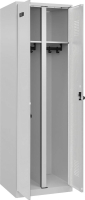 S/W-Gard.-Schrank EVOLO
bodenstehend
RAL 7035/5012, 2 Abteile