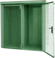 Gasflaschen-Container
GFC-B/W M1,
lackiert, Resedagrün