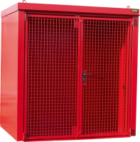 Gasflaschen-Container
GFC-B M2,
lackiert, Feuerrot
