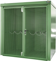 Gasflaschen-Container
GFC-B/W M2,
lackiert, Resedagrün