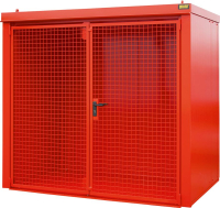 Gasflaschen-Container
GFC-B M3,
lackiert, Feuerrot