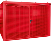 Gasflaschen-Container
GFC-B M4,
lackiert, Feuerrot