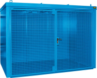 Gasflaschen-Container
GFC-B M4,
lackiert, Lichtblau