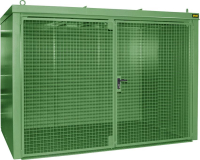 Gasflaschen-Container
GFC-B M4,
lackiert, Resedagrün