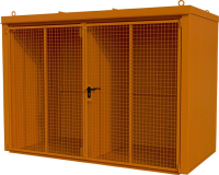 Gasflaschen-Container
GFC-B/W M4,
lackiert, Gelborange