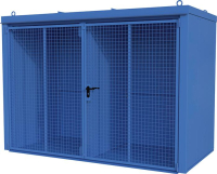 Gasflaschen-Container
GFC-B/W M4,
lackiert, Lichtblau