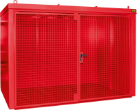 Gasflaschen-Container
GFC-B M5,
lackiert, Feuerrot