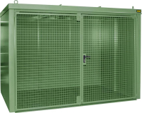 Gasflaschen-Container
GFC-B M5,
lackiert, Resedagrün