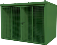 Gasflaschen-Container
GFC-B/W M5,
lackiert, Resedagrün
