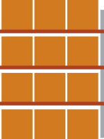 Palettenregal MULTIPAL
B2700xT1100xH4400 mm
Anbaufeld 12 Plätze