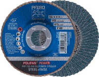PFERD-Fächerschleifscheibe ZK
115 mm K40 gerade  P8310.0040